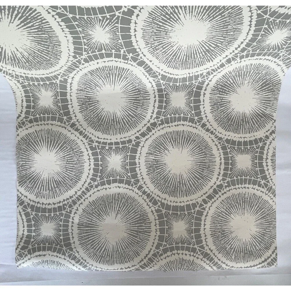 1 Roll of Scion Melinki Wall Paper Tree Circles No 110251 Beige/Gray NEW